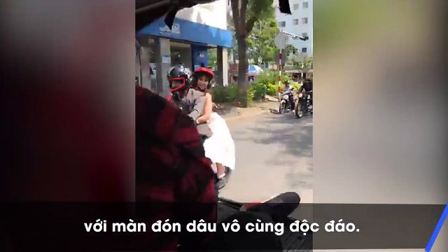 Kelvin Khánh chuẩn bị hẳn một đoàn motor phân khối lớn đến rước nàng về dinh