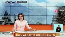 Pantauan Udara, Kawah Gunung Agung Tertutup Asap