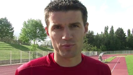 Le défenseur Martégal Boris Ponge avant la venue de Colmar