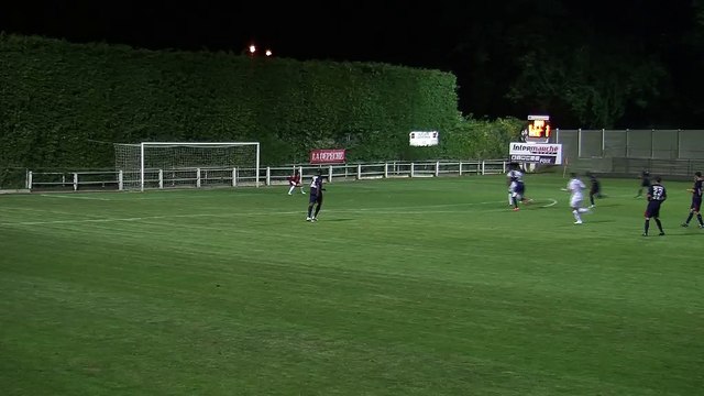 Jean Mathieu Descamps a marqué le second but du FCM hier soir à Luzenac