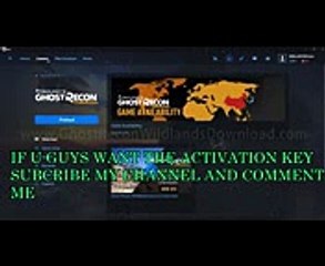 HOW TO GET GHOST RECON WILDLANDS ACTIVATION KEY FREE ON PC