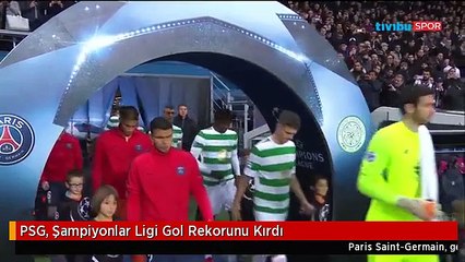 PSG, Şampiyonlar Ligi Gol Rekorunu Kırdı