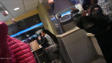 BULLET PROOF GLASS AT WEST SIDE DETROIT MCDONALDS