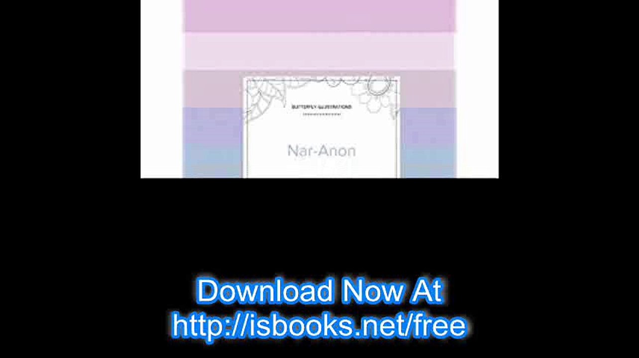 Adult Coloring Journal Nar-Anon (Butterfly Illustrations, Pastel Stripes)