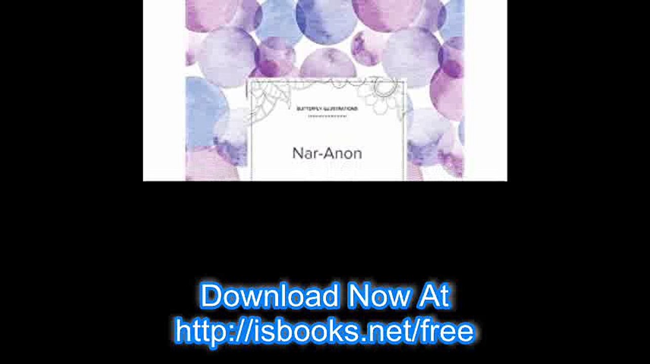 Adult Coloring Journal Nar-Anon (Butterfly Illustrations, Purple Bubbles)