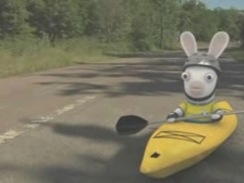 les lapins encore plus crétins - tour de france
