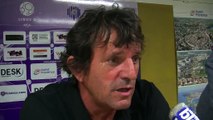 L'entraîneur du FC Istres José Pasqualetti après le nul face à Chateauroux
