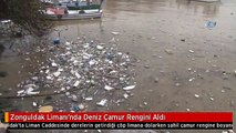 Zonguldak Limanı'nda Deniz Çamur Rengini Aldı