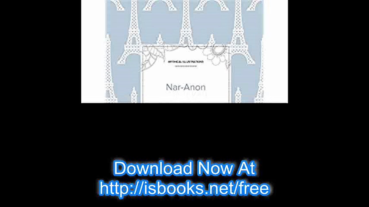 Adult Coloring Journal Nar-Anon (Mythical Illustrations, Eiffel Tower)