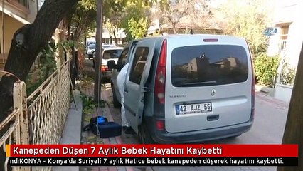 Kanepeden Düşen 7 Aylık Bebek Hayatını Kaybetti