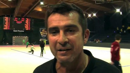 La réaction de Christophe Mazel après la victoire face à Nîmes.