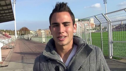 Le milieu de terrain Martégal Maverick Barsotti avant le déplacement à Berre