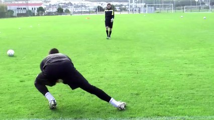 Le portier Martégal Clement Rigaud ce matin