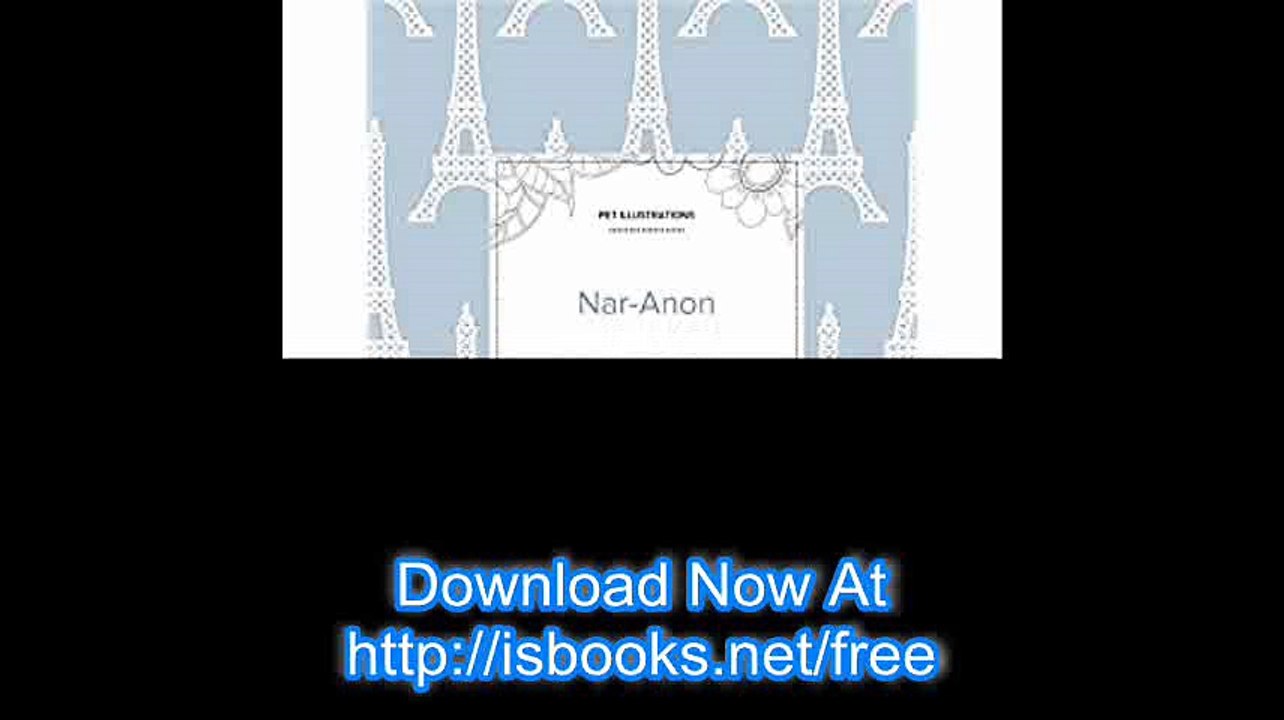 Adult Coloring Journal Nar-Anon (Pet Illustrations, Eiffel Tower)
