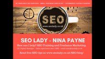 SEO Freelancer UK Nina Payne Training Coaching Hire By The Hour The SEO Lady