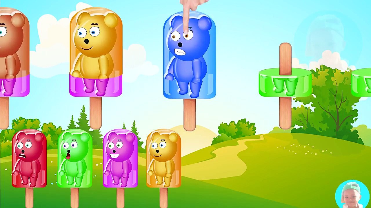 Colors with Ice Cream Wrong Heads Daddy George Granny Mommy Gummy Bear