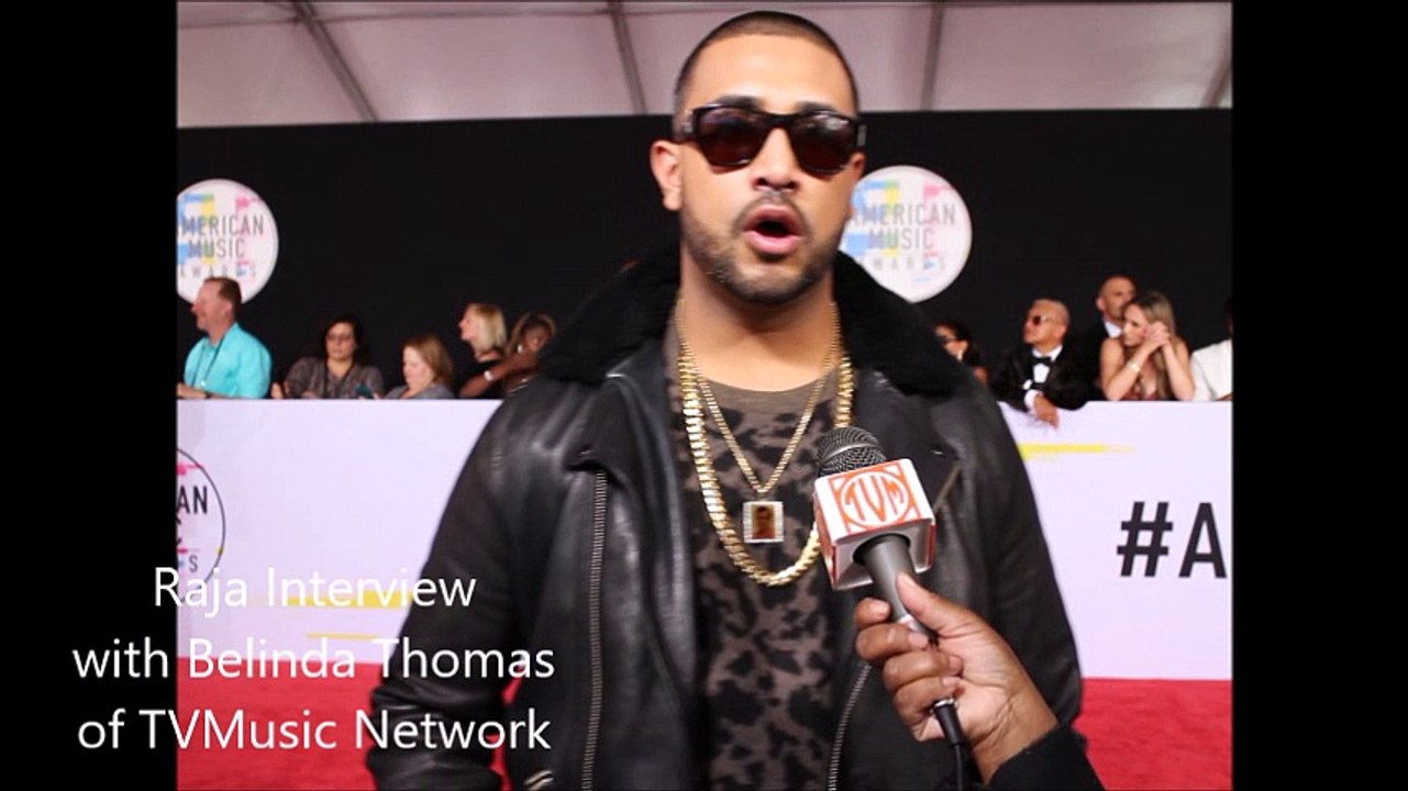Raja at 2017 American Music Awards
