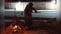 Thanksgiving 2017: Firefighters show the dangers of frying a turkey improperly