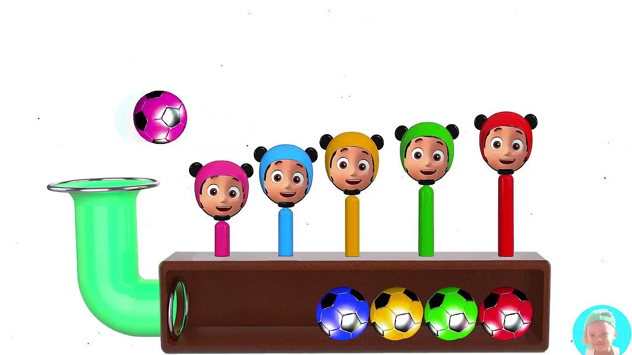 Paw Patrol Ryder Wooden Face Hammer Xylophone Finger Family Nursery Rhymes