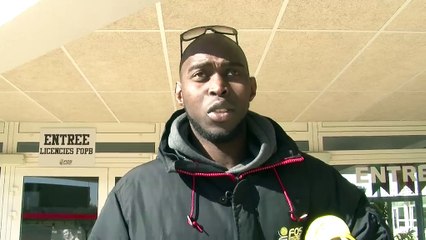 Mamadou Dia avant le déplacement à St Quentin