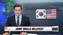 S. Korea looking into rescheduling of joint drills with  U.S. during Olympics: source