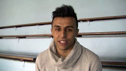 Le chateauneuvais Malik Hoggas avant le derby retour face au Martigues Handball