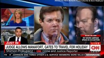 Judge Allows Paul Manafort, Gates to Travel for Holiday. #PaulManafort #Gates #Breaking #Holiday-I9wZf10taZk