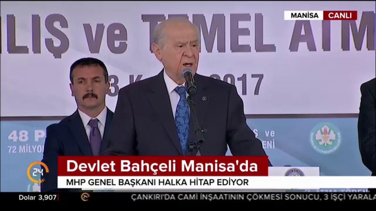 Devlet Bahçeli Manisa'da