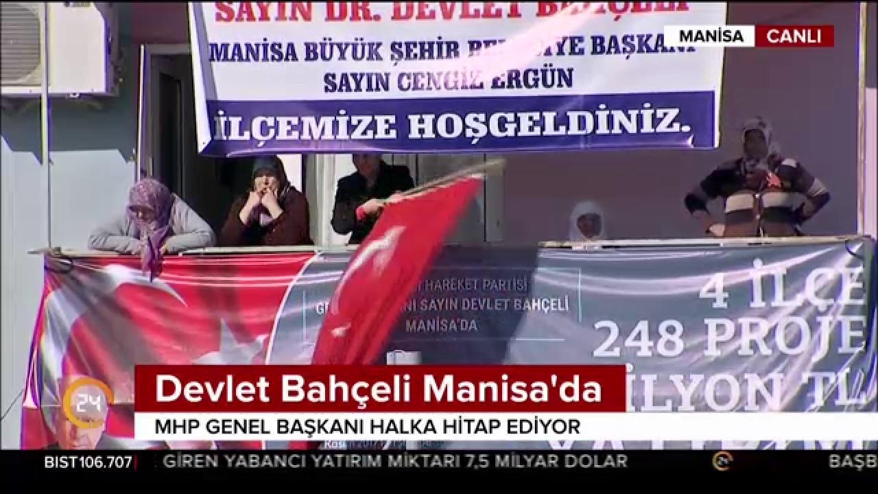 Devlet Bahçeli Manisa'da