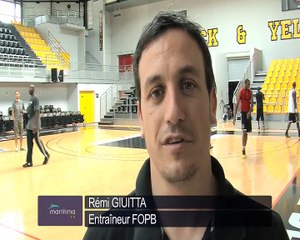 Rémi Giuitta rappelle l'enjeu du match face à Bourg-en-Bresse