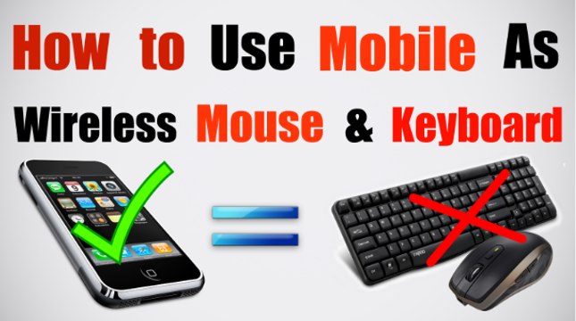 How to Use Your Mobile as Wireless Mouse & Keyboard ( 100% works with any Smartphone)