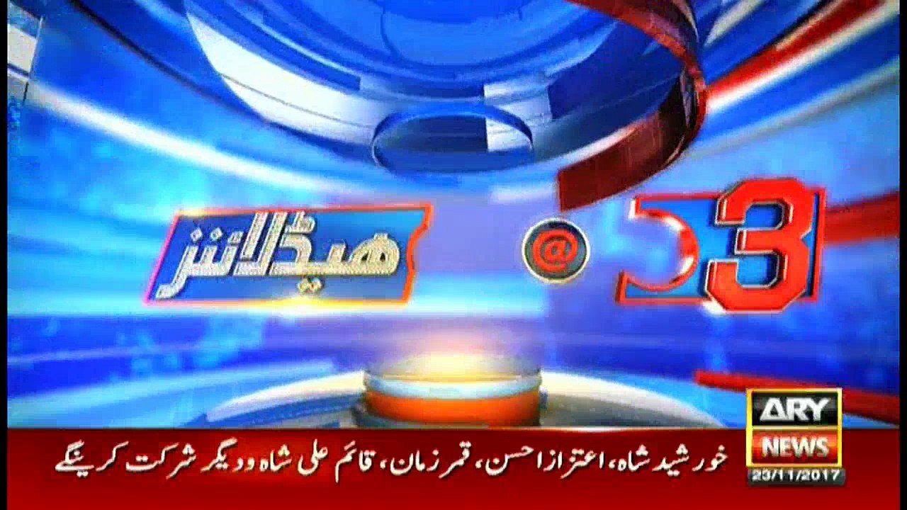 Headlines 1500 23rd November 2017