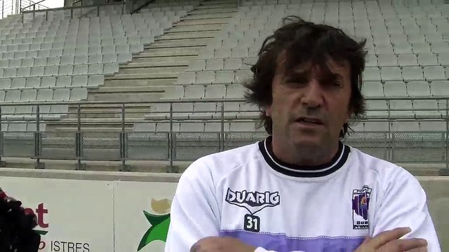 L'entraîneur du FC Istres José Pasqualetti avant la réception de Guingamp