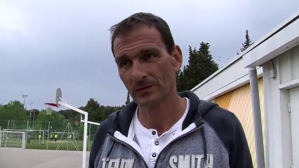 Serge Laurain le coach sang et or avant la rencontre face à Nîmes