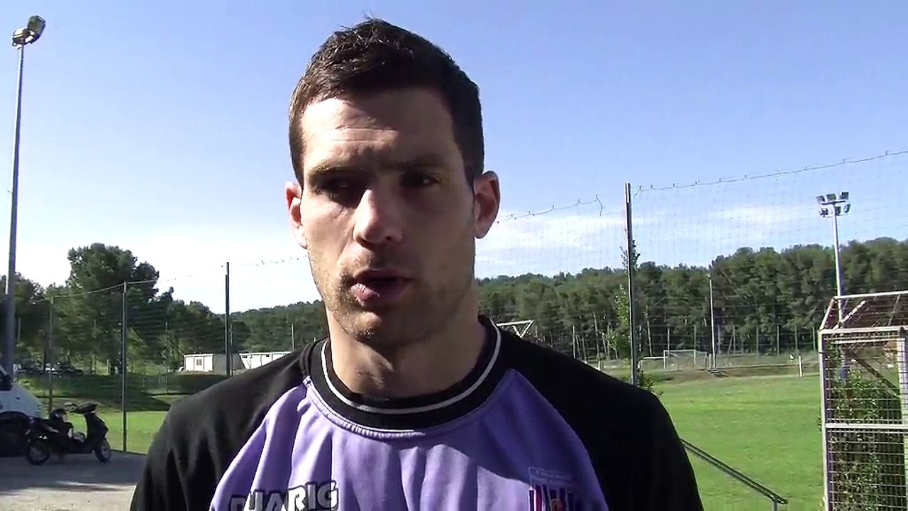 Le gardien Slovéne du FC istres Denis Petric