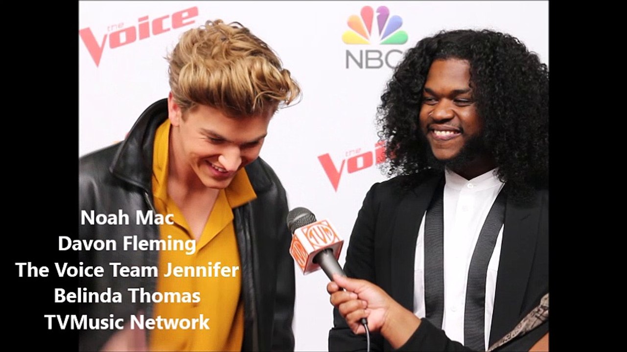 The Voice 13 Top 12 Interview Noah and Davon of Team Jennifer