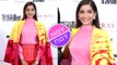 Sonam Kapoor In A Colorful Look On Condé Nast Traveller India Red Carpet