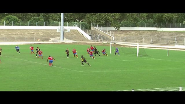 Les dernières secondes de la rencontre Béziers / FC Martigues