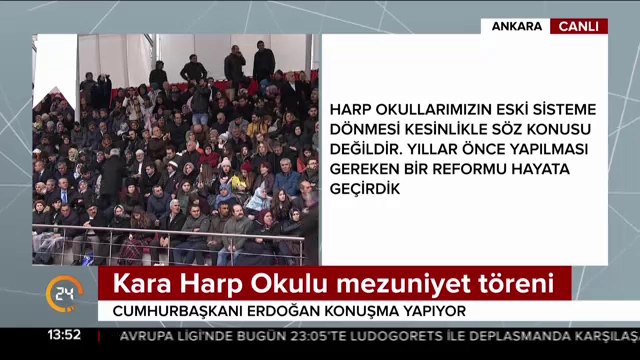 Kara Harp Okulu mezuniyet töreni