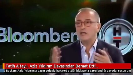 Fatih Altaylı, Aziz Yıldırım Davasından Beraat Etti...