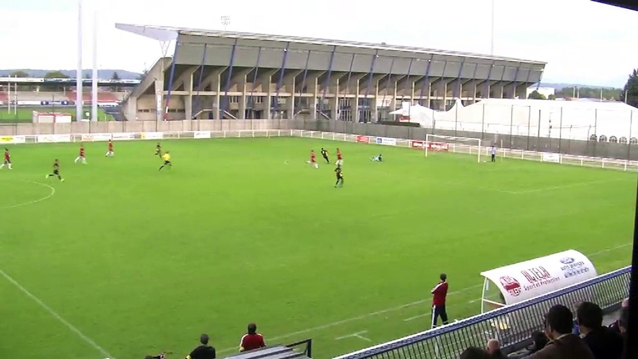 Le but de l'attaquant sang et or Tony Do Pilar Patrao hier soir à Tarbes