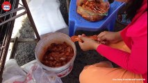 Asian Street Food, Fast Food Street in Asia, Cambodian Street meals #175 - Part 02