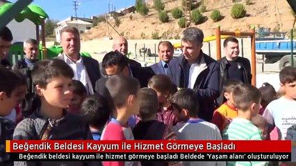 Beğendik Beldesi Kayyum ile Hizmet Görmeye Başladı
