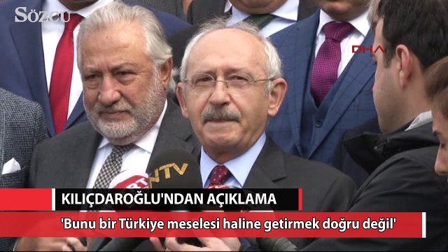 Kılıçdaroğlu: Zarrab, Türkiye meselesi haline getirilmemeli