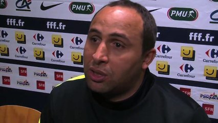 La réaction de l'entraîneur de La Cayolle après la rencontre disputée à Martigues