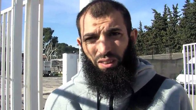 Le défenseur du FC Martigues Yohan Congio avant le derby à Consolat