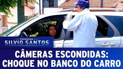 Câmeras Escondidas - Choque no banco do carro