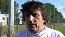 Le défenseur du FC Istres Michaêl Bosqui et José Pasqualetti