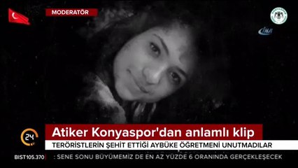 Atiker Konyaspor'dan anlamlı klip