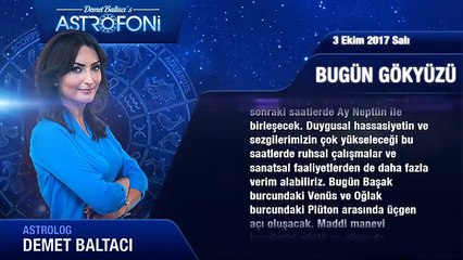 Günlük Burç Yorumu 3 Ekim 2017 Salı, Astroloji, Burçlar
